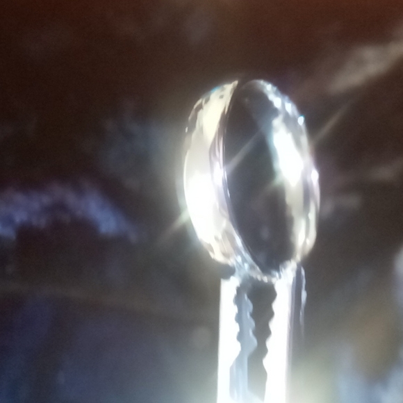 Tungsten carbide Wedding band size 10 - Picture 3 of 6